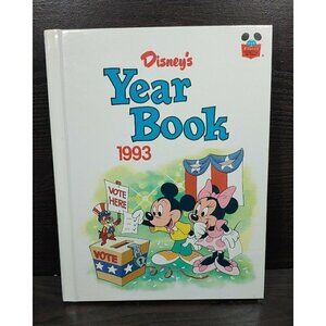 Disney's Year Book 1993 Picture Learning Comic Young Adults Hardcover Book